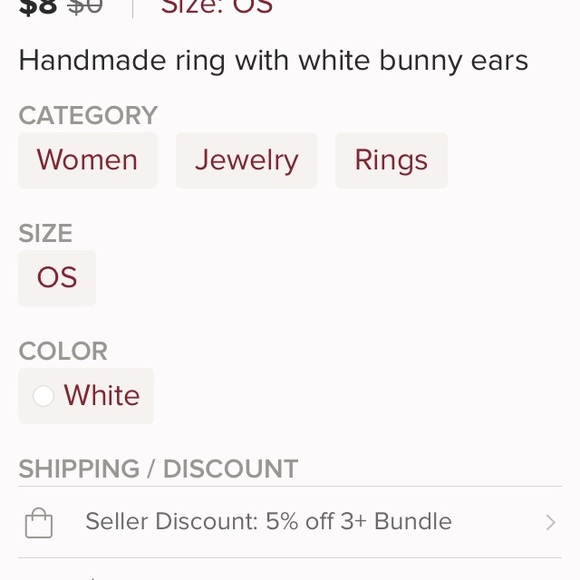 Bunny ring - Picture 2 of 6